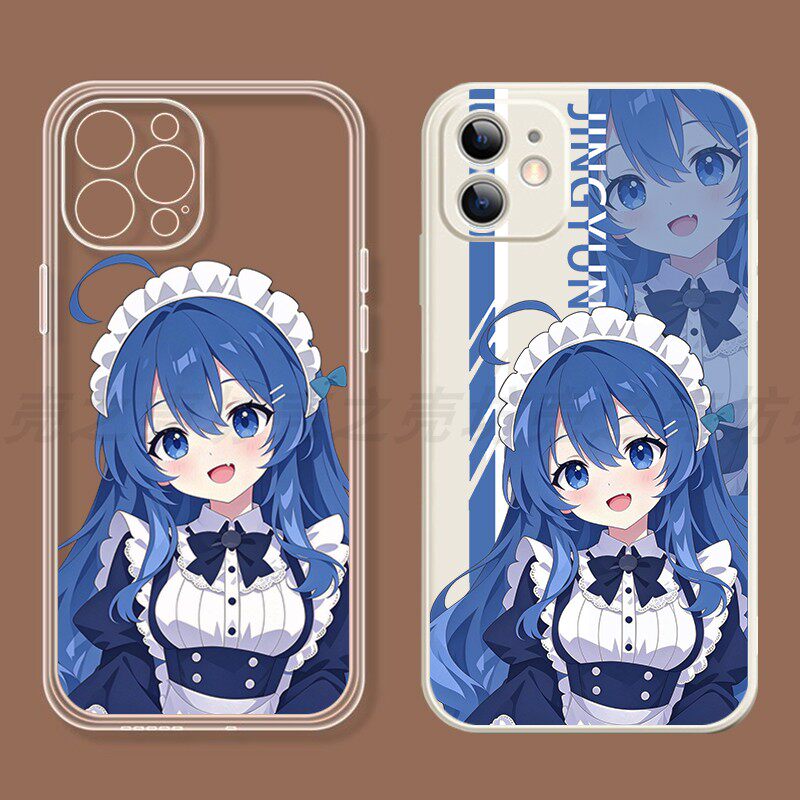 鲸鱼娘蓝色大肥鱼手机壳适用苹果iPhone18华为oppoFindX9Pro荣耀vivo红米iqooneo11一加小米17硅胶realme真我