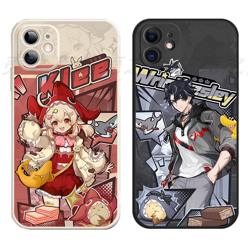 原神可莉手机壳适用苹果17e/16/15/14/13莱欧斯利iphone12promax硅胶11一加Turbo6V魅族21一加Ace6t全包防摔