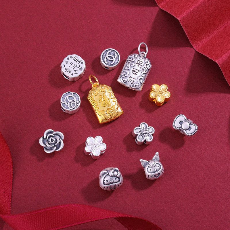 鑫葆康DIYS3D配珠宝宝硬银手链