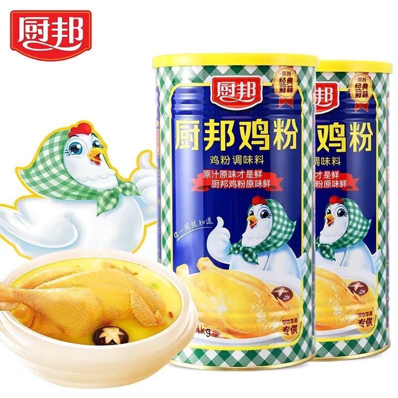 厨邦鸡粉1kg*6罐装整箱批发饭店商用炒菜煲汤提味增鲜速溶鲜味图片