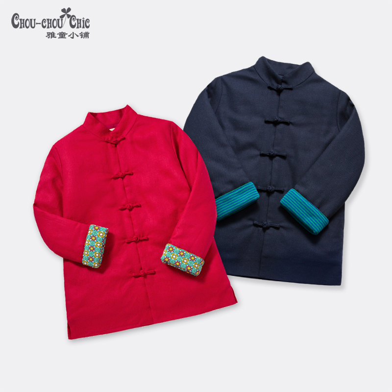 唐装新年亚麻中性外套