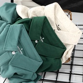 匹戏重磅250gpolo衫 团体工作服定制logo男女纯棉翻领短袖 T恤纯色