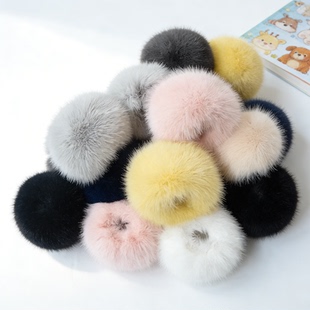 羽绒服毛毛袖套百搭仿狐狸毛大衣袖口毛圈可拆卸仿皮草袖子毛毛圈