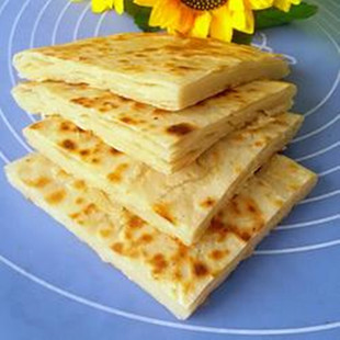 天津特产当日现做天津风味小吃烙饼早餐死面 面饼大饼饼丝约280克