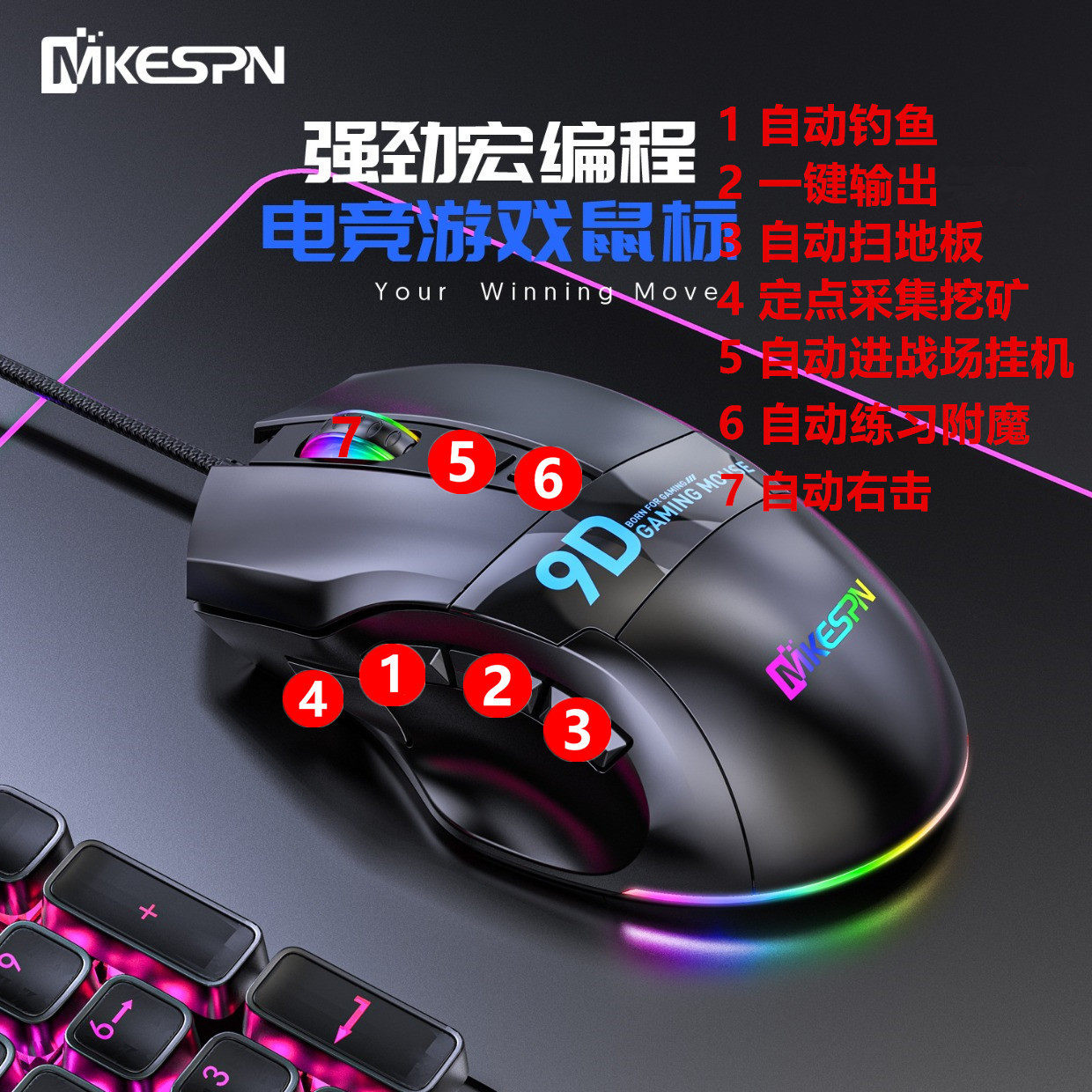 魔兽世界泰坦重铸时光服防掉线自动钓鱼挖矿采药排战场一键输出