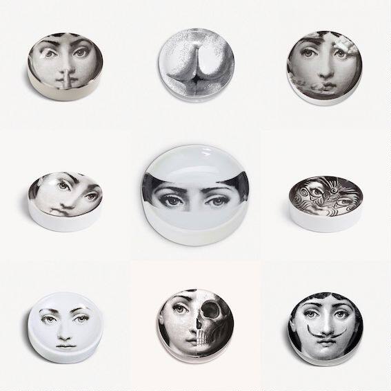 Fornasetti 多款时尚烟灰缸/首饰盘 陶瓷制 艺术摆件|ruв категории фестиваль товаров/подарок, творческие подарки, мода пепельница - от Buy2taobao.com для оказания профессиональной услуги покупки агента Taobao