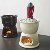 spa美容院按摩精油加热炉精油壶加热草药球加热器大容量香薰炉