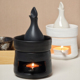 泰式 spa美容水疗精油瓶加热器瓷按摩精油加热炉蜡烛温油器大容量