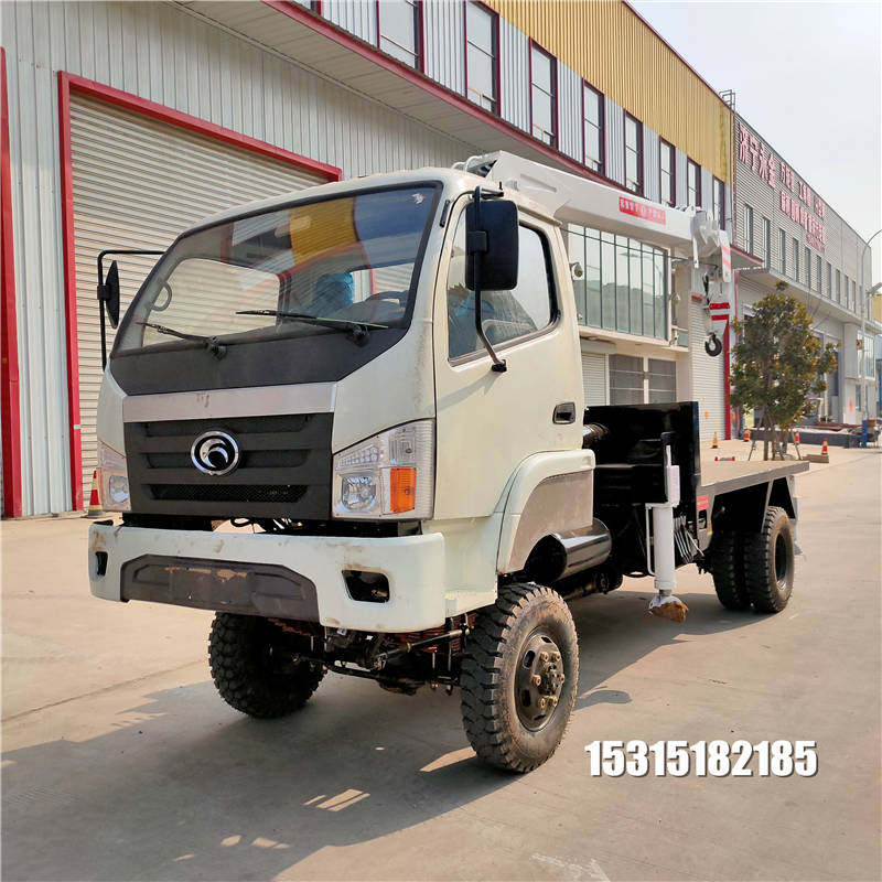 自制随车式吊车农村白事土葬专用车下葬吊棺车豪华驾驶室柴油吊车