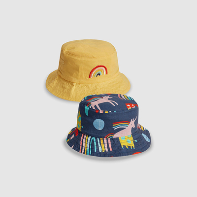 【特价清仓 现货】英国Next正品男女童夏季渔夫帽遮阳圆顶帽3-6岁