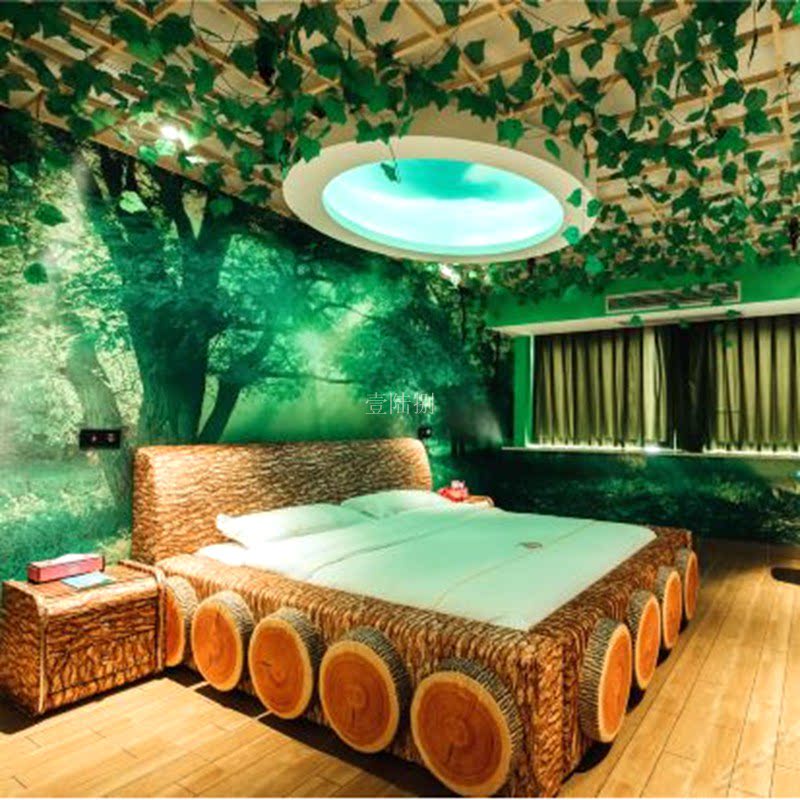 水床民宿家具酒店床情趣床多功能电动创意主题宾馆床轻奢精品方形