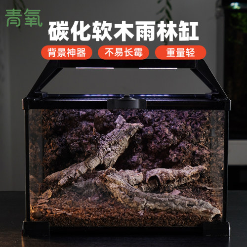【青氧】碳化软木块雨林缸造景神器背景板材料蕨类兰花苔藓露集杯