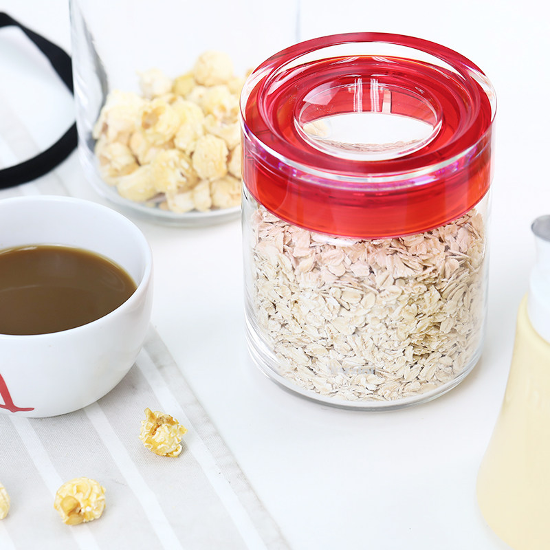 利快玻璃储物罐guzzini意大利进口透明欧式食品密封罐 杂粮储存罐