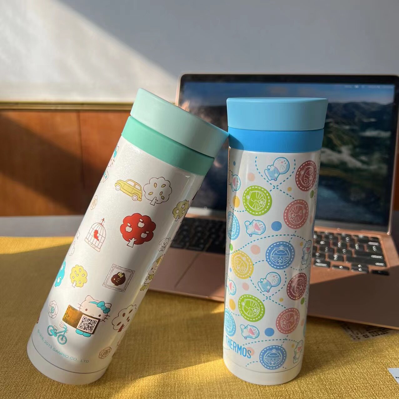 THERMOS/膳魔师真空不锈钢保温杯kitty杯儿童杯学生杯卡通JNC-300