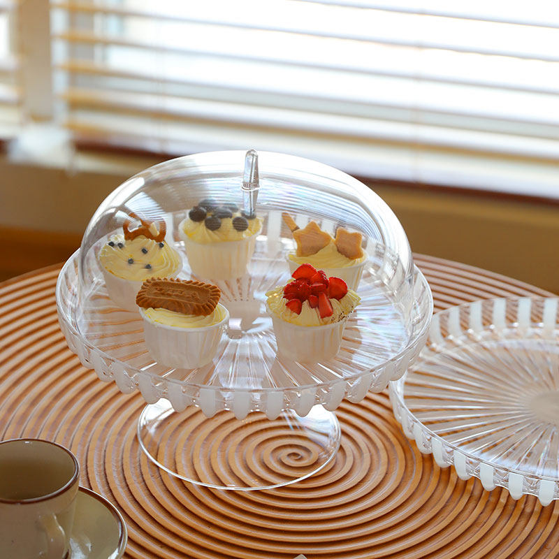 糕点台Guzzini意大利进口圆顶蛋糕台甜品台蛋糕托盘茶点摆台 带盖