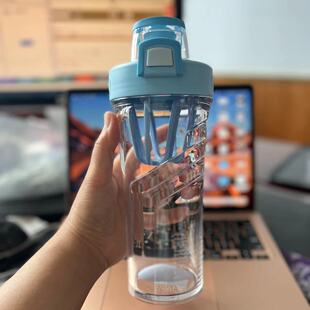 膳魔师摇摇杯健身运动水杯塑料杯随手杯蛋白粉奶昔搅拌杯子TP4086