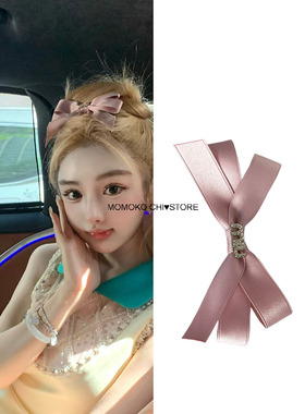 Sweetheart少女心蝴蝶结发饰发夹边夹侧边丸子头发卡女2025新款