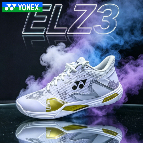 YONEX尤尼克斯减震羽毛球鞋男女 yy透气专业比赛运动鞋ELZ3
