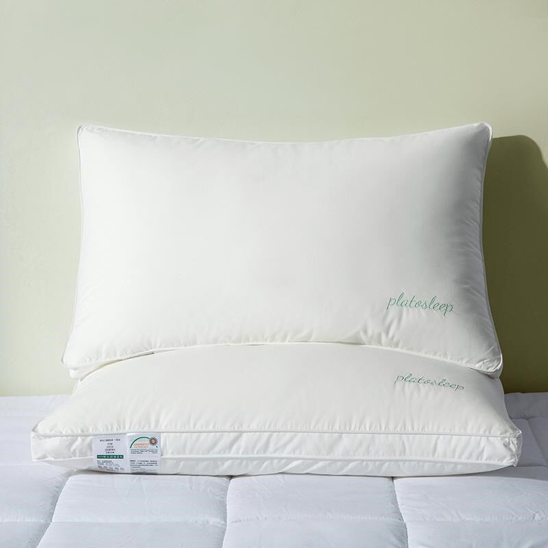 拍前询价新d款A类婴幼级60S全棉快回弹枕头不塌陷水洗纯棉护颈议