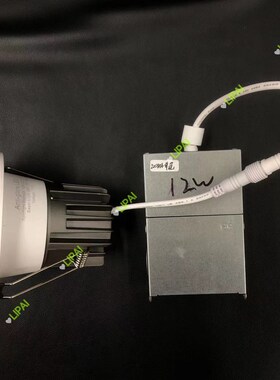 拍前询价LED筒灯 3CCT 12W 防眩光白色面环 面径95mm加.拿大美议