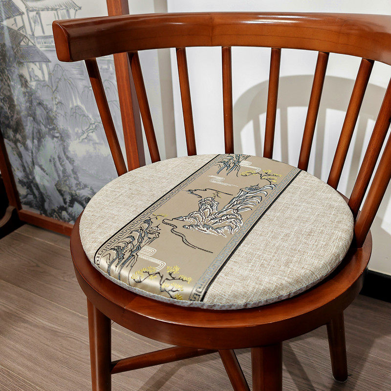 圆坐垫防滑鼓凳垫木墩垫茶室坐垫圆形椅垫蒲团藤椅垫新中式圆垫子,居家布艺,椅垫,淘宝优惠券,粉丝福利购,淘宝优惠卷