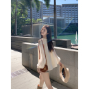 度假风露肩长袖 女春季 MULVAN 衬衫 防晒上衣 薄款 韩系温柔宽松小衫