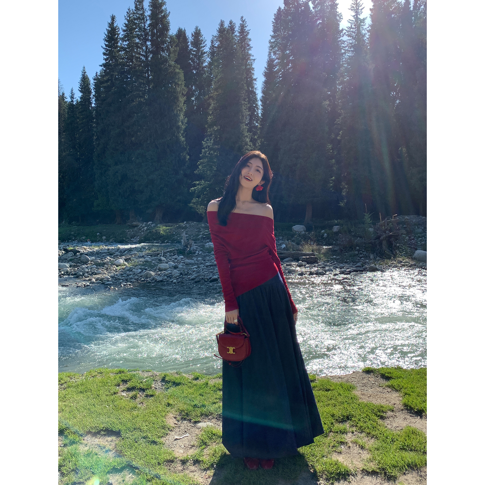 白色半身裙女长款蓬蓬伞裙