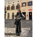 垂感显瘦遮跨休闲直筒长裤 女秋冬高腰韩版 子 裤 MULVAN宽松阔腿西装