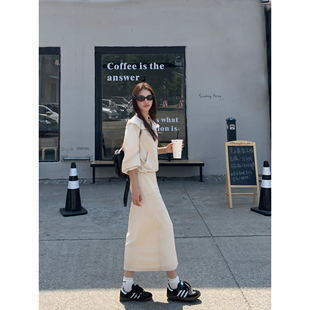 半身裙两件套装 MULVAN 外套女秋季 黑色立领拉链工装 现货6.5折