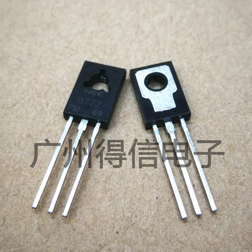 2SD882P 2SB772P D882 B772 NEC ของใหม่ ชิปขนาดใหญ่ ขาทองแดง ทรานซิสเตอร์แบบ TO-126
