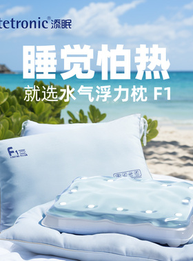 Nitetronic添眠F1水气浮力枕头冰凉水枕降温冰枕夏天凉爽凝胶助眠