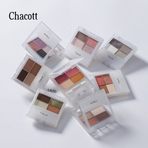 CHACOTT插头四色眼影507小样绝版