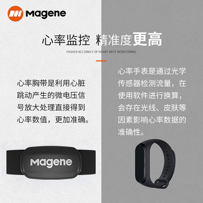 带胸带便携防尘心率传感器Magene