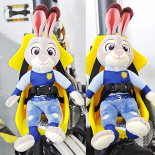 适用Brompton小布折叠自行车车包DIY猪鼻扣卡通玩偶座椅装饰配件