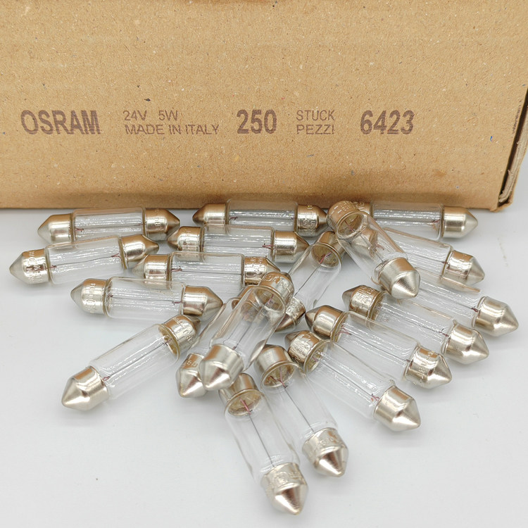 12V24VC5WC10W汽车灯泡欧司朗