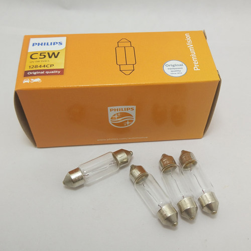 飞利浦C5W汽车原厂双尖灯泡