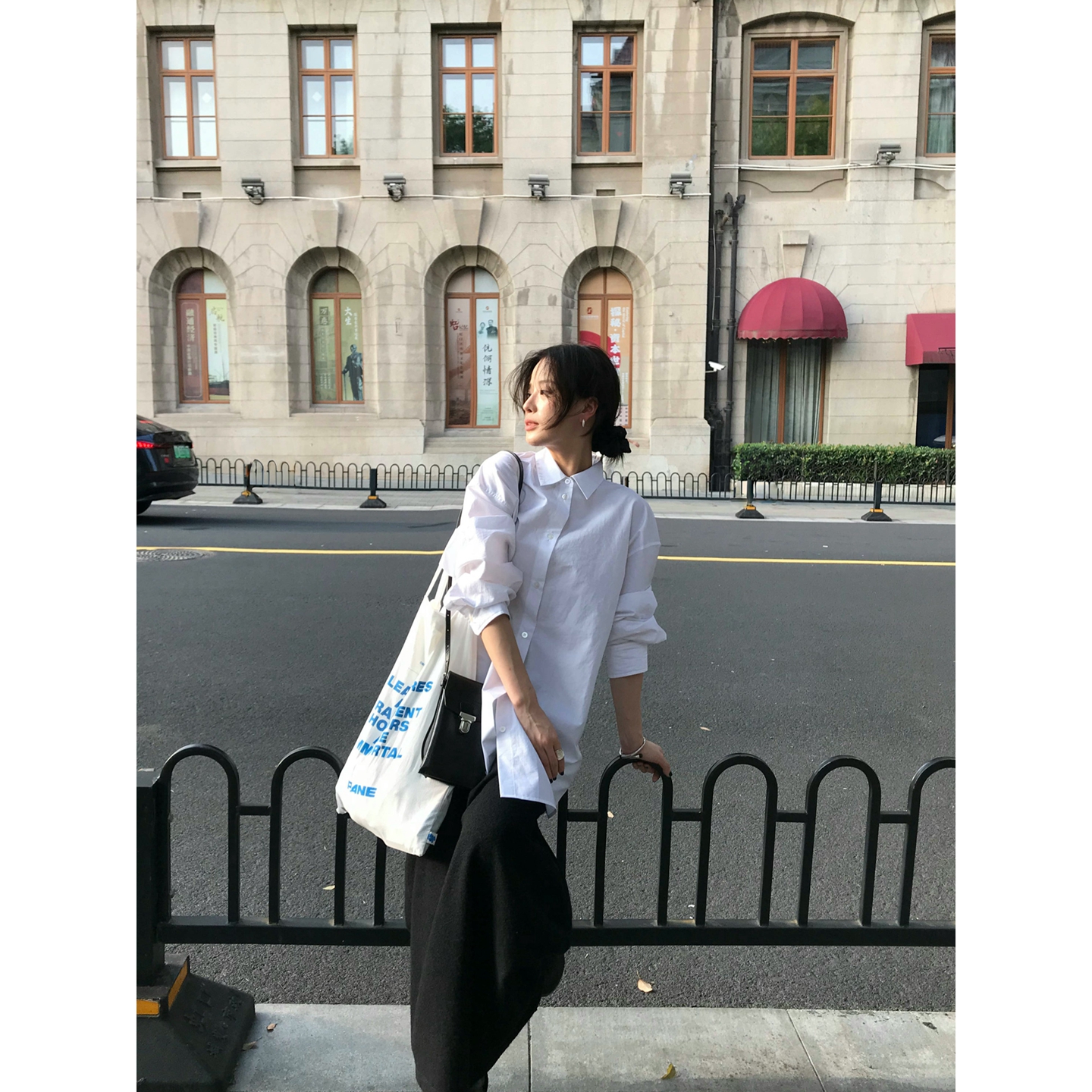 定制涂层挺括通勤白衬衫外套女