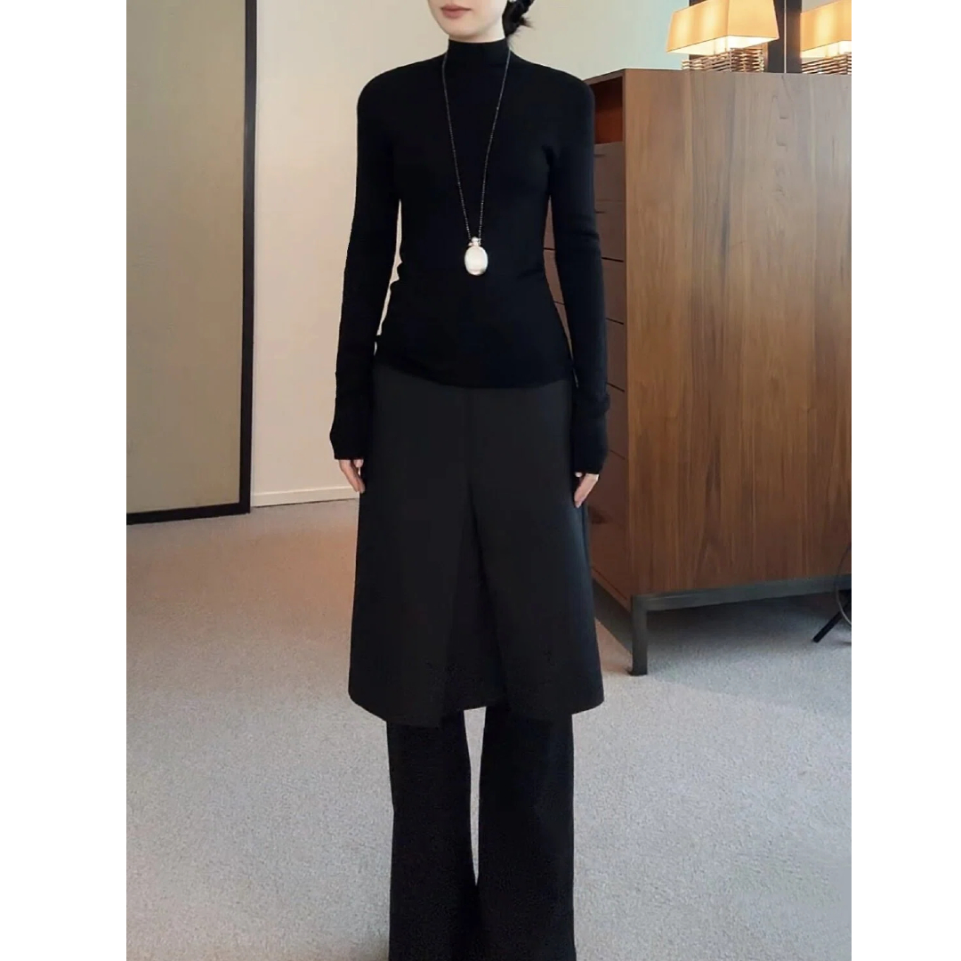 ZHONG HE · 滕捣捣 25冬新款羊毛打底毛针织衫秋冬女