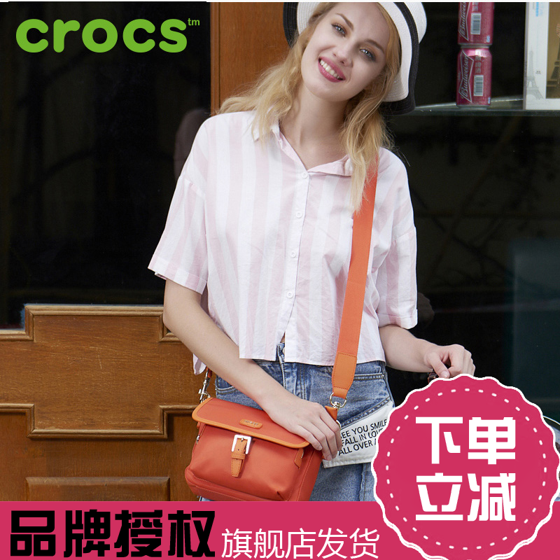 美国Crocs2019包包女简约单肩小方包时尚帆布尼龙休闲斜挎包橘色在类目 箱包皮具/热销女包/男包, 女士包袋中 - 来自Buy2taobao.com提供专业的淘宝代购服务