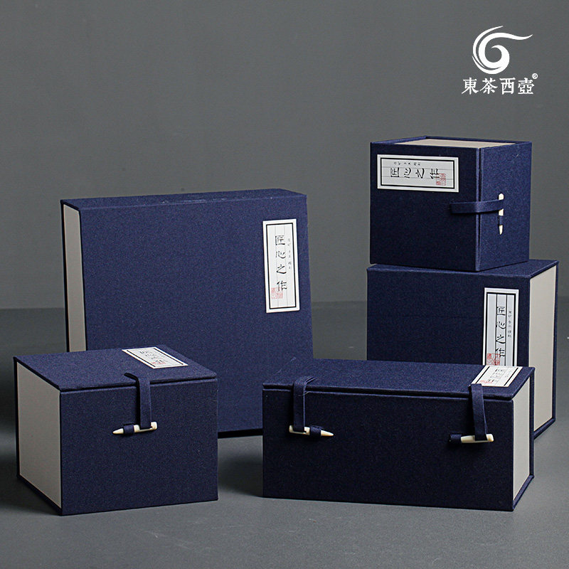 东茶西壶纸制包装袋茶具陶瓷空盒图片