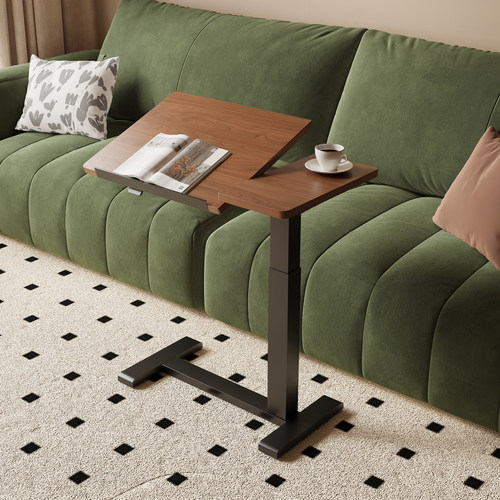 纯实木升降床边桌可移动办公桌