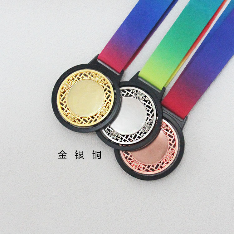 儿童比赛金属奖章定做订制纯银