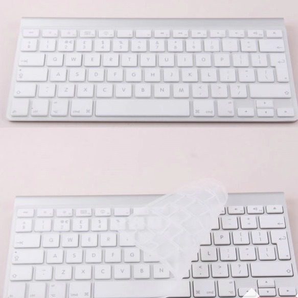 适用苹果一体机imac G6无线键盘保护膜macbook pro air欧版硅胶膜