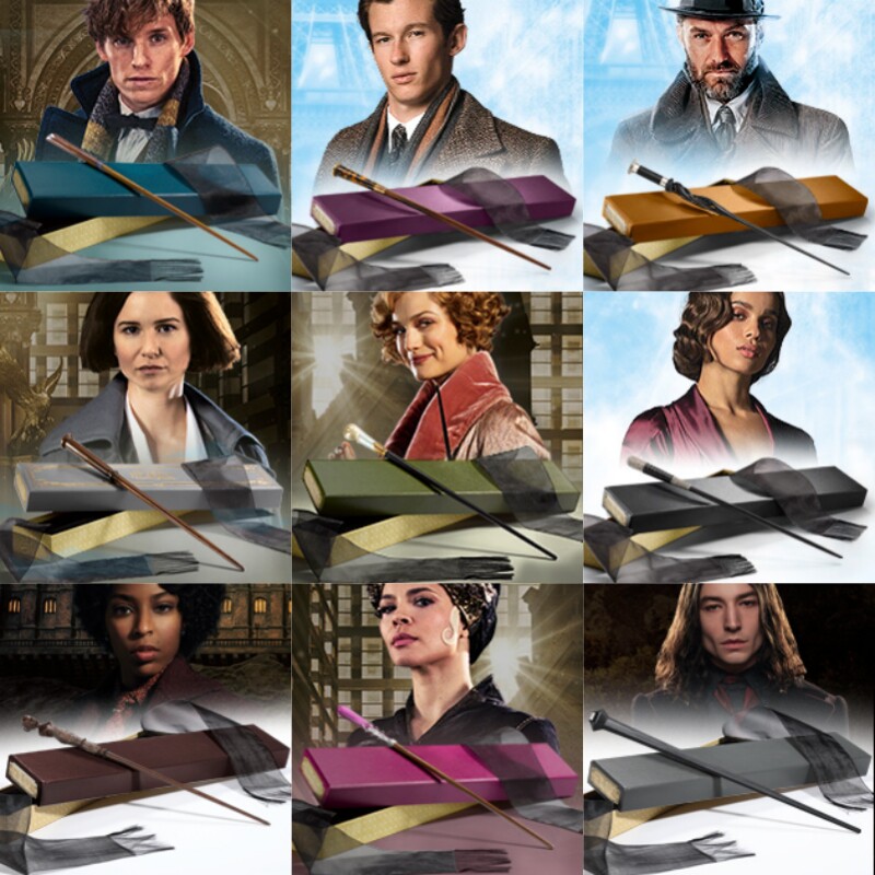 代购正版联名神奇动物在哪里3周边邓布利多纽特拉莉魔杖cos魔法棒