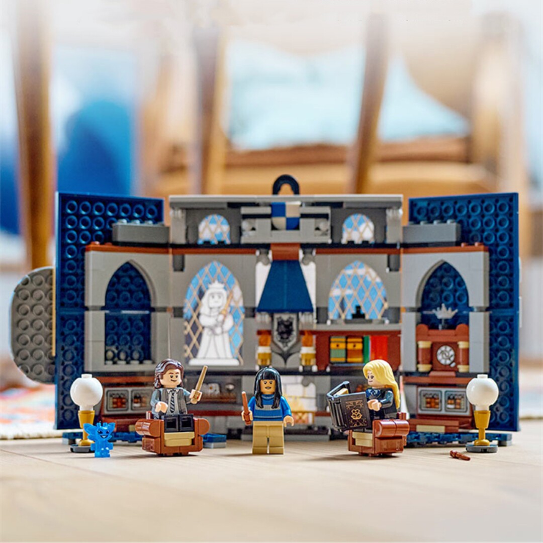 lego乐高哈利波特周边拉文克劳学院旗帜76411积木拼装玩具礼物