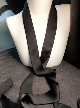 2021新款缎带领巾领带女桑蚕丝