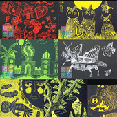 金色刮画纸8k单色白底美术推荐 纯色刮刮画4K开白色刮蜡纸彩色画纸