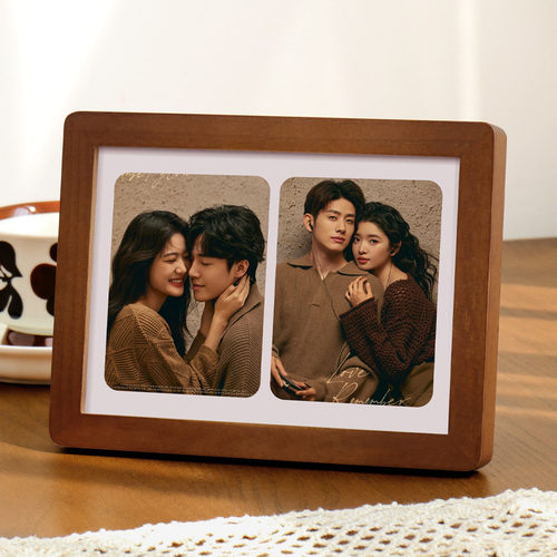 横竖两用高清洗照片相框摆台