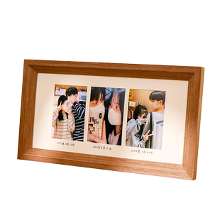 创意组合相框摆台二连三连框加打印照片相册情侣闺蜜框架5寸6寸