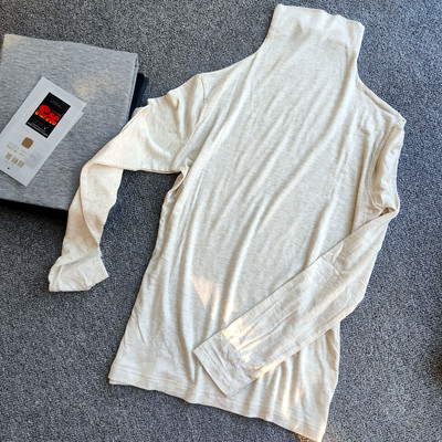 【绒雾感】克什米尔山羊绒超薄软高领打底衫德绒自发热长袖上衣女